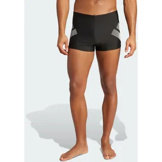 adidas Big Bars Boxer-Badehose - Black - S/M