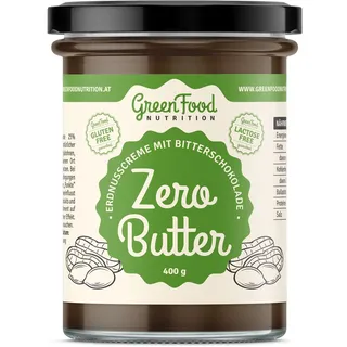 GreenFood Nutrition Zero Butter Erdnusscreme, 400 g Creme