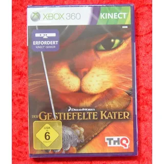 THQ Nordic Der gestiefelte Kater Kinect, Xbox 360 Spiel, Neu, deutsche Version