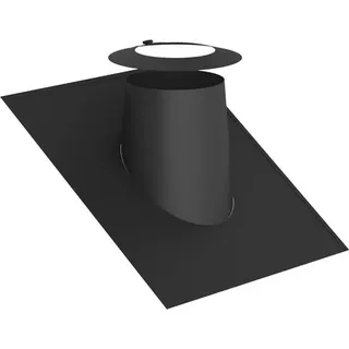 TTC Abgas DW-NEO SCHWARZ Dachdurchführung "Eco Green" 26-35°, DN 180, Bleiersatz, schwarz