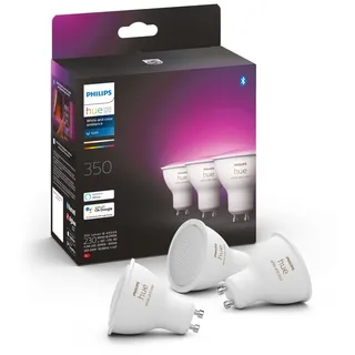 Philips Hue White & Color Ambiance GU10 Dreierpack 3x350lm