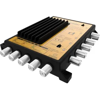 Inverto IDLU-UST110-CUO4O-32PP SAT Multischalter Unicable 2 Eingänge (Multischalter): 5 (4 SAT/1 terrestrisch) Teilnehmer-Anzahl: