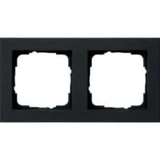 Gira Abdeckrahmen 2f. sw 021209