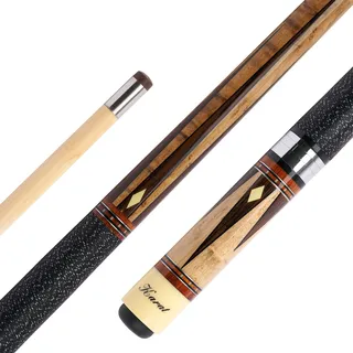 Stradivari Billard-Queue „Karat“ | 2-teilig | Bergahorn Oberteil, Irish-Linen Griff | Inkl. Gewichtsringe | Verschiedene Designs | 550-640 g Gewicht | Pool Queue