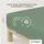 Baumwolle 90 x 190 - 100 x 220 cm green mid