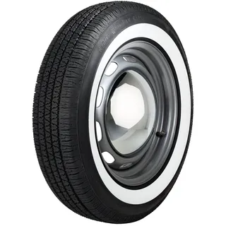 Kontio 155/80-15 83S Weißwandreifen Weißwand 21⁄8\ (55mm) Oldtimer WhitePaw"
