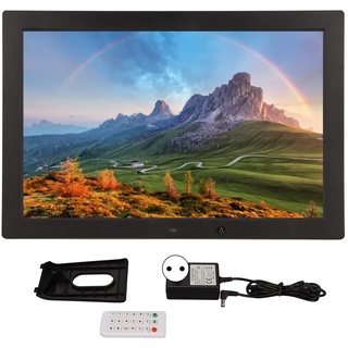 Elprico 17 Zoll Digitaler Bilderrahmen, 17 Zoll 1440 X 900 HD LED-Bildschirm Digitaler Bilderrahmen Bewegungssensor Elektronischer Bilderrahmen mit Fernbedienung(EU)