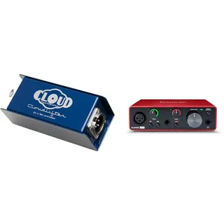 Cloud Microphones Cloudlifter CL-1 Mikrofonvorverstärker & Focusrite Scarlett Solo 3. Gen USB-Audio-Interface-Bundle für Gitarristen, Sänger oder Produzenten