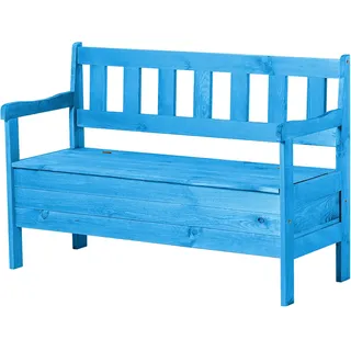 Kadax Gartenbank 120 x 49 x 82 cm Blau