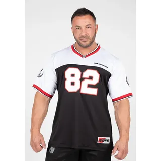 Trenton Football Jersey - Schwarz/Weiß - S