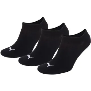 PUMA 18 Paar Sneaker Invisible Socken Gr. 35-49 Unisex für Damen Herren Füßlinge, Farbe:200 - black, Socken & Strümpfe:35-38 - 35-38