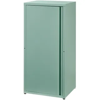 [en.casa] Burlöv Aktenschrank 88 x 40 x 35 cm grün
