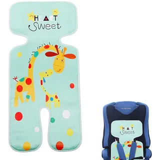 Sitzauflage für Kinderwagen, Atmungsaktive Sommer Sitzeinlage, Sommer Sitzeinlage für Buggy, Kissen für Kinderwagen, Schweißfest, Schont den Kindersitz Bezug, für Kinderwagen,Autositz,Buggy
