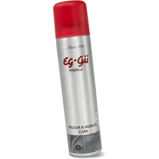 Eg-Gü Pflegendes Imprägnierspray Wildleder - Nubukleder Pflege & Rauleder Schutz - Imprägnierung für Veloursleder, Rauleder, Nubukleder - Imprägnierspray Schuhe Wildleder 250ml (Farblos)