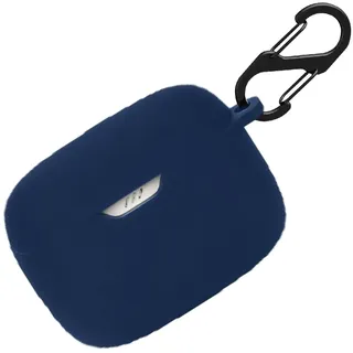 Silikon Hülle für JBL Tune Beam Tasche, Stoßfeste Schutzhülle und Haut Protective Case Cover für JBL Tune Beam with Keychain (Dunkelblau)