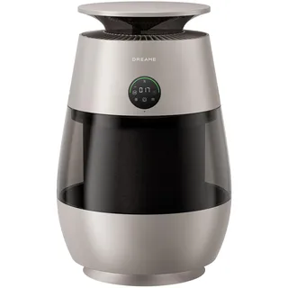 DREAME AP10 360°-luft-unterdruck-rückführungssystem mit fünfstufiger Reinigung. Transparenter Behälter, geschwungene Oberseite und Led-/beleuchtung mit App-steuerung