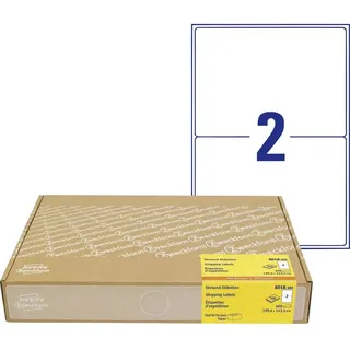 Avery Zweckform Versandetiketten 8018-300 weiß 199,6 x 143,5 mm, 300 Blatt