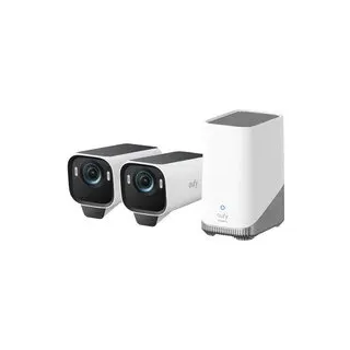eufyCam S3 Pro Starter-Set 2+1 - 2er-Kameraset mit HomeBase 3