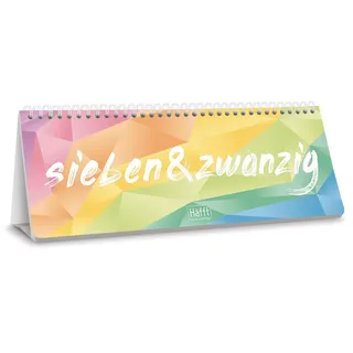 Häfft Tischkalender Rainbow 2027