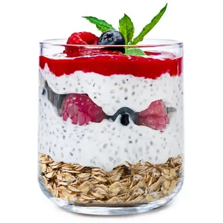 konzept Dessertgläser 6-teiliges Set aus Glas, kleine Gläser für Nachtisch, perfekt für Tiramisu, Panna Cotta, Pudding, Joghurt-Müsli und Schichtdesserts