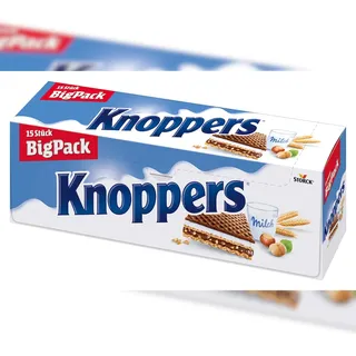 Knoppers Knoppers® Haselnuss-Schnitten 15 St./ 375,0 g