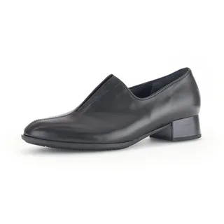 Gabor Leder-Slipper in Schwarz / 37,5