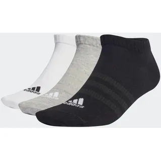 adidas Thin and Light Sportswear Low-Cut Socken, 3 Paar Medium Grey Heather / White / Black 46-48