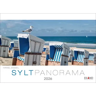 Eiland Sylt Panorama Postkartenkalender 2026 - Hans Jessel: Endlose Sandstrände und Dünen in einem Foto-Kalender zum Aufhängen. Jeden Monat eine Postkarte ... oder Verschicken. (Postkartenkalender Eiland)