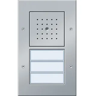 Gira Türstation AP 3fach 126765 Alu