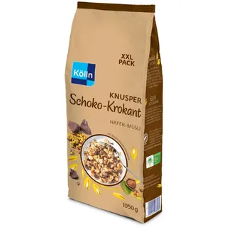Kölln Müsli Knusper Schoko-Krokant, 6x1050g