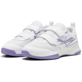 Puma Varion II Hallenschuhe mit Klettverschluss Kinder 04 white/lavender alert 28