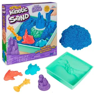Spin Master Kinetic Sand Sandbox Set blau 454 g