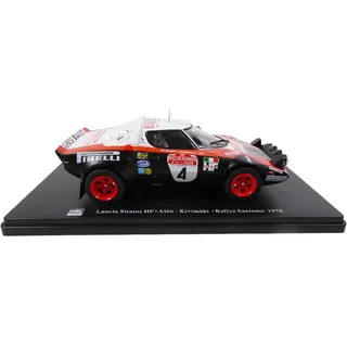 OPO 10 Miniaturauto im Maßstab 1/24, kompatibel mit Lancia Stratos HF Rallye Sanremo 1978 - RVQ26