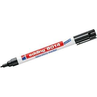 edding 10 Stück Maker speziell für Labor 8014, feine Spitze, 1 mm, Schwarz