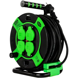 REV Ritter REV Kabeltrommel Kunststoff 25m, IP 44 4-fach 25 m (25 m, 1.50 mm2)