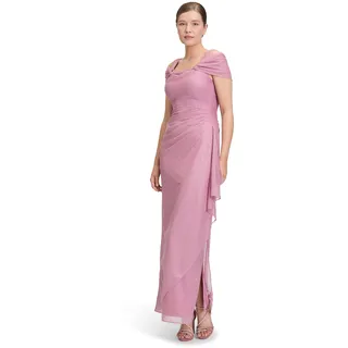 Vera Mont Abendkleid Glitzer-Look Rosé/Silber 36