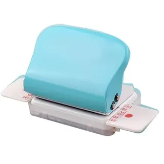 HERCHR Bindemaschine, Spiralbindemaschine, Papierlocher, Manuelle Cinch-Buchbindemaschinen, Spulenbindemaschine Für Zuhause Und Büro(Blau)