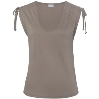 LASCANA Strandtop Taupe 36/38