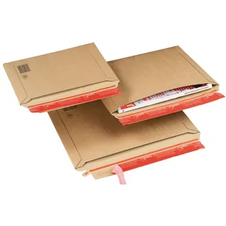 ColomPac Wellpappversandtasche 270x185x50 braun m. Querbefüllung
