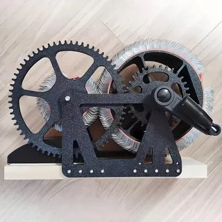 EpyGnom Kardiermaschine für Wolle Breittrommelkarder Spinnrad für Wolltrommelkarde Wollkarden Schnelle Farbmischung zum Kardieren von Wollfasern und Herstellen von Filzprojekten BlackB