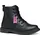 Ankle-Boots Fuchsia/Schwarz 38