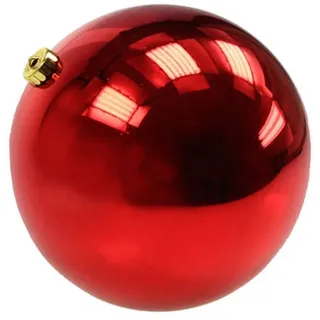 Viana Weihnachtsbaumkugel XXL Weihnachtskugel Rot 20cm Kunststoff wetterfest rot