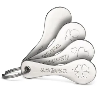 FABACH Trolley Spoon Einkaufswagenlöser - Einkaufswagenchip abziehbar aus Metall - Einkaufschip für Einkaufswagen, kein Steckenbleiben im Pfandschloss - Alle Varianten