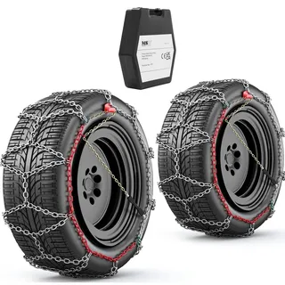 MSW Schneeketten - 4WD (4x4) - 16 mm - EN 16662-1 - Radgrößen: 9×15 / 245/65 r17 / 255/50 r19 u.a.