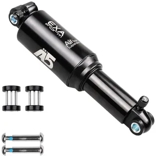HESHUWEN Fahrrad DäMpfer Kind Shock RR1/RE Solo Dual Bike Air Stoßdämpfer Hinten Suspension 125 150 165 190mm for MTB Fahrrad FahrraddäMpfer Komponenten(RR1 150mm Dual Air)