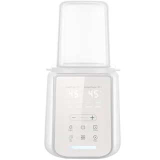 Muttermilch Erwärmer, 8-in-1 Babyflaschenwärmer mit Nachtlicht, Schnelles Erwärmen & Sterilisator, geeignet für alle Babyflaschen mit Muttermilch oder Säuglingsnahrung