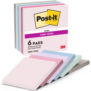 Post-it Super Sticky Soulful Collection 76x76mm