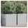 49 x 47 x 46 cm Silber 2 St.