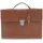 Leder 38 cm braun