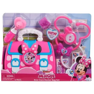 Just Play Disney Junior Minnie Mouse Bow-Care Doctor Bag Set, Kinderhaushaltsgerät